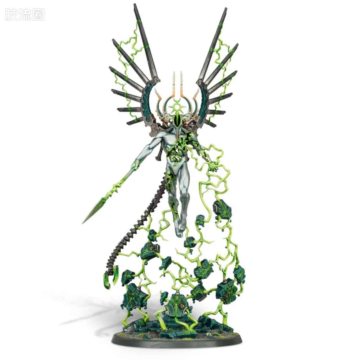 战锤40K Necron 太空死灵 9版 虚空巨龙星神碎片 - 图片