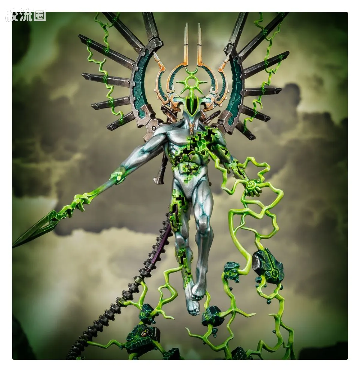 战锤40K Necron 太空死灵 9版 虚空巨龙星神碎片 - 图片