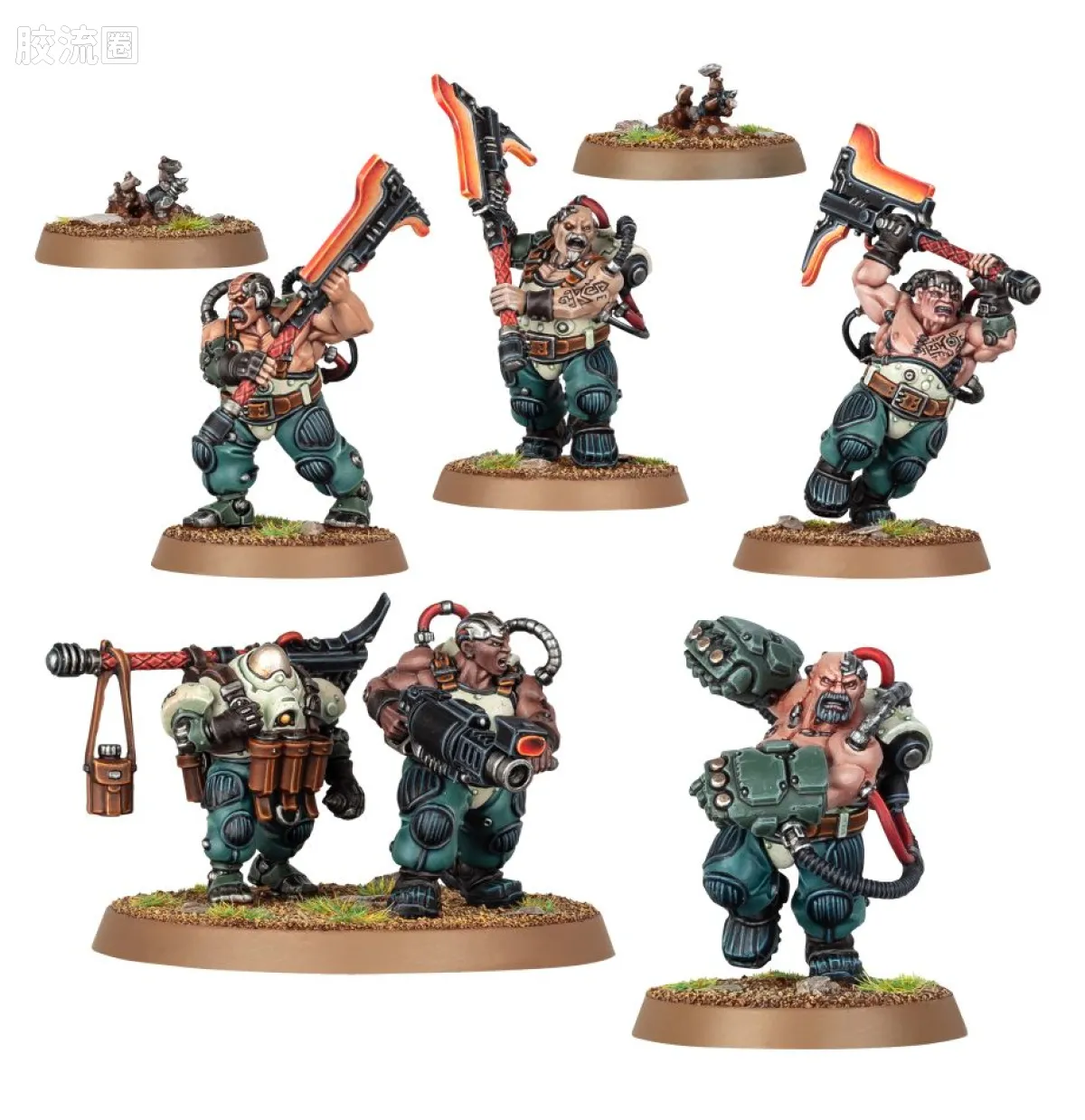 战锤40K Leagues of Votann/Squats 沃坦联盟/短人 9版 深岩狂战士 - 图片