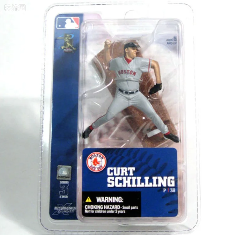 麦克法兰NFL美式足球系列玩具 3寸系列第3代 Curt Schilling