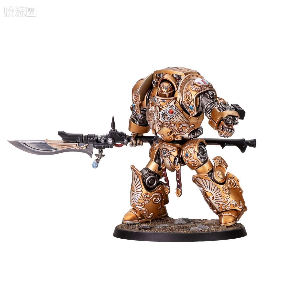 战锤40K Adeptus Custodes 帝皇禁军 禁军无畏机甲 - 图片