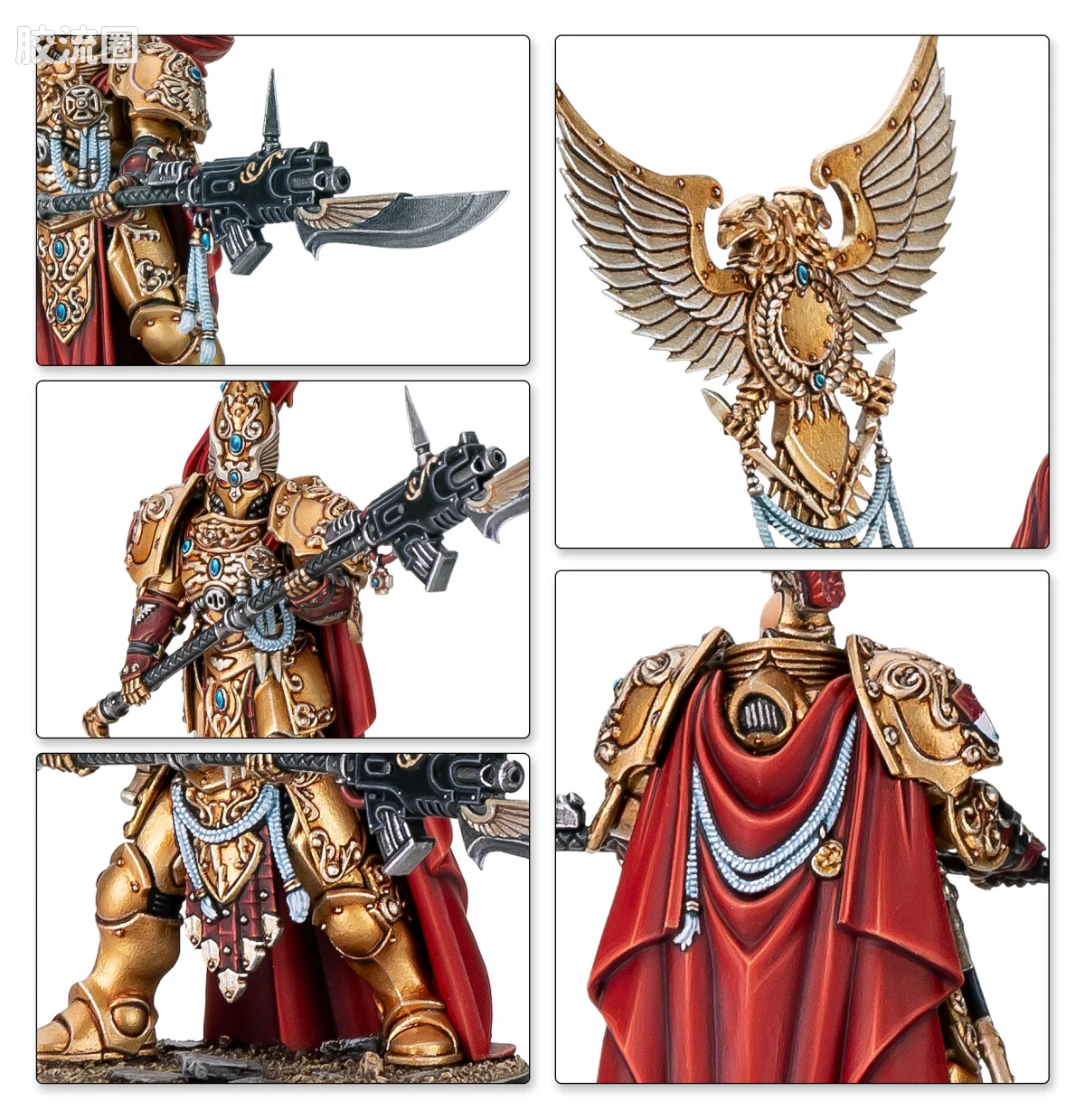 战锤40K Adeptus Custodes 帝皇禁军 禁军卫兵兄弟会 - 图片