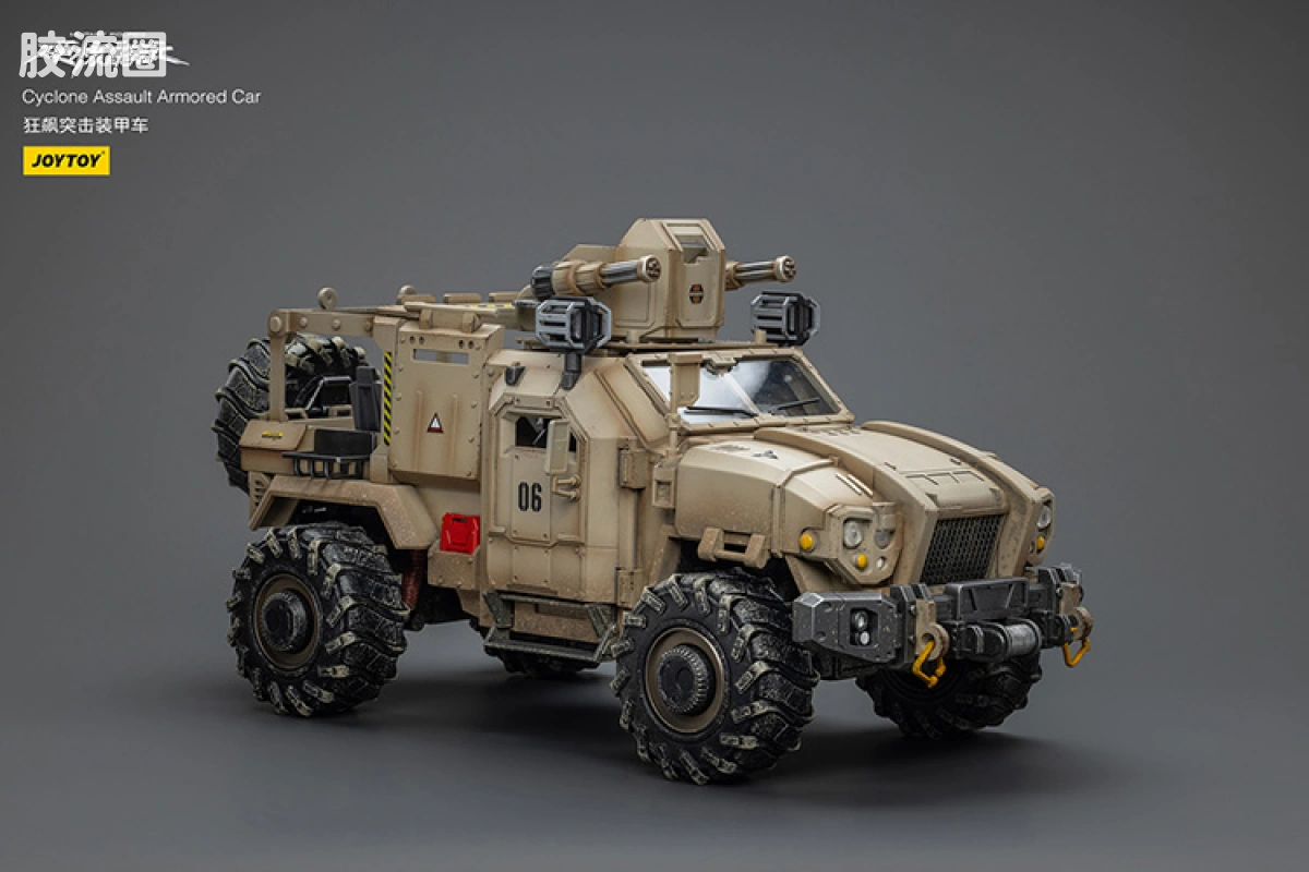 JOYTOY 战星辰系列 载具 狂飙重装越野车 沙色款 - 图片