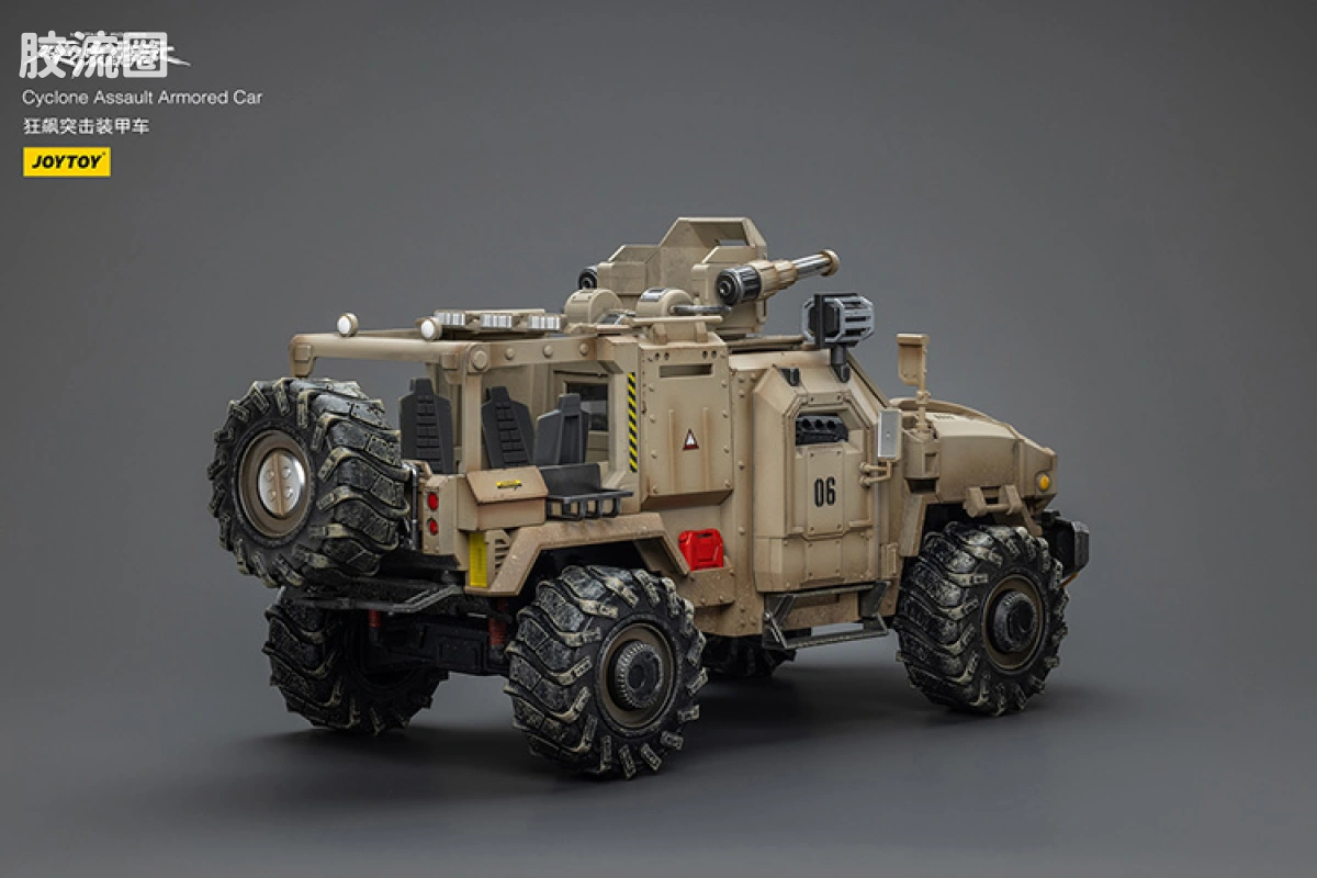 JOYTOY 战星辰系列 载具 狂飙重装越野车 沙色款 - 图片