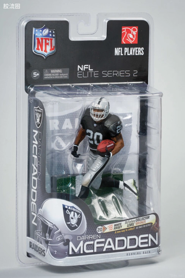 麦克法兰NFL美式足球系列玩具 ELITE第2代 DARREN MCFADDEN