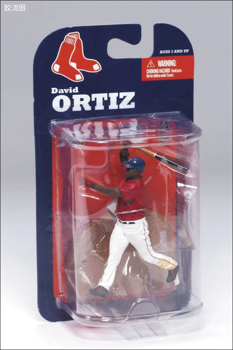 麦克法兰MLB棒球系列玩具 3寸系列第7代 DAVID ORTIZ