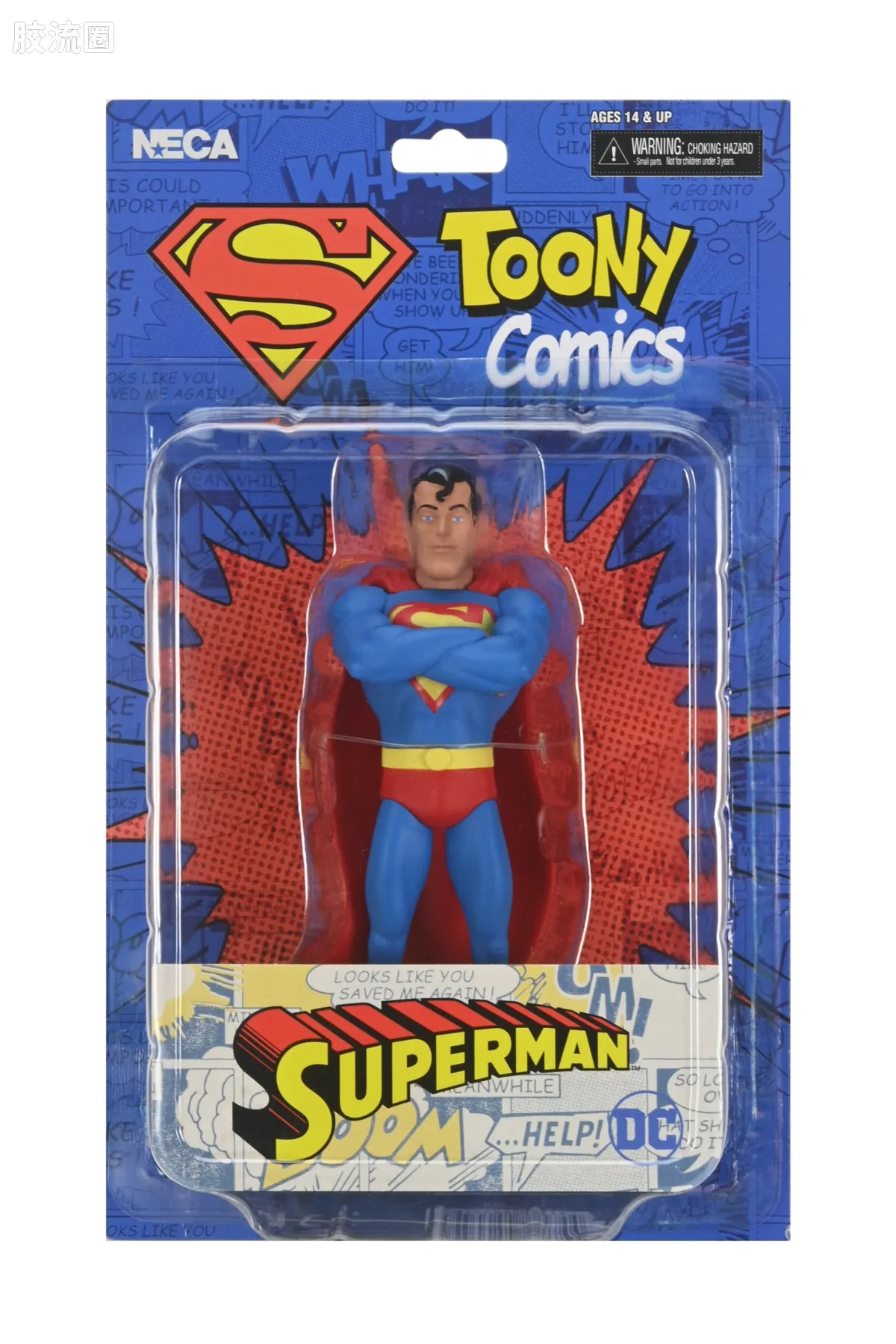 NECA 7寸可动人形系列 Toony Terrors/微小的恐怖系列 DC （经典） 超人 - 图片