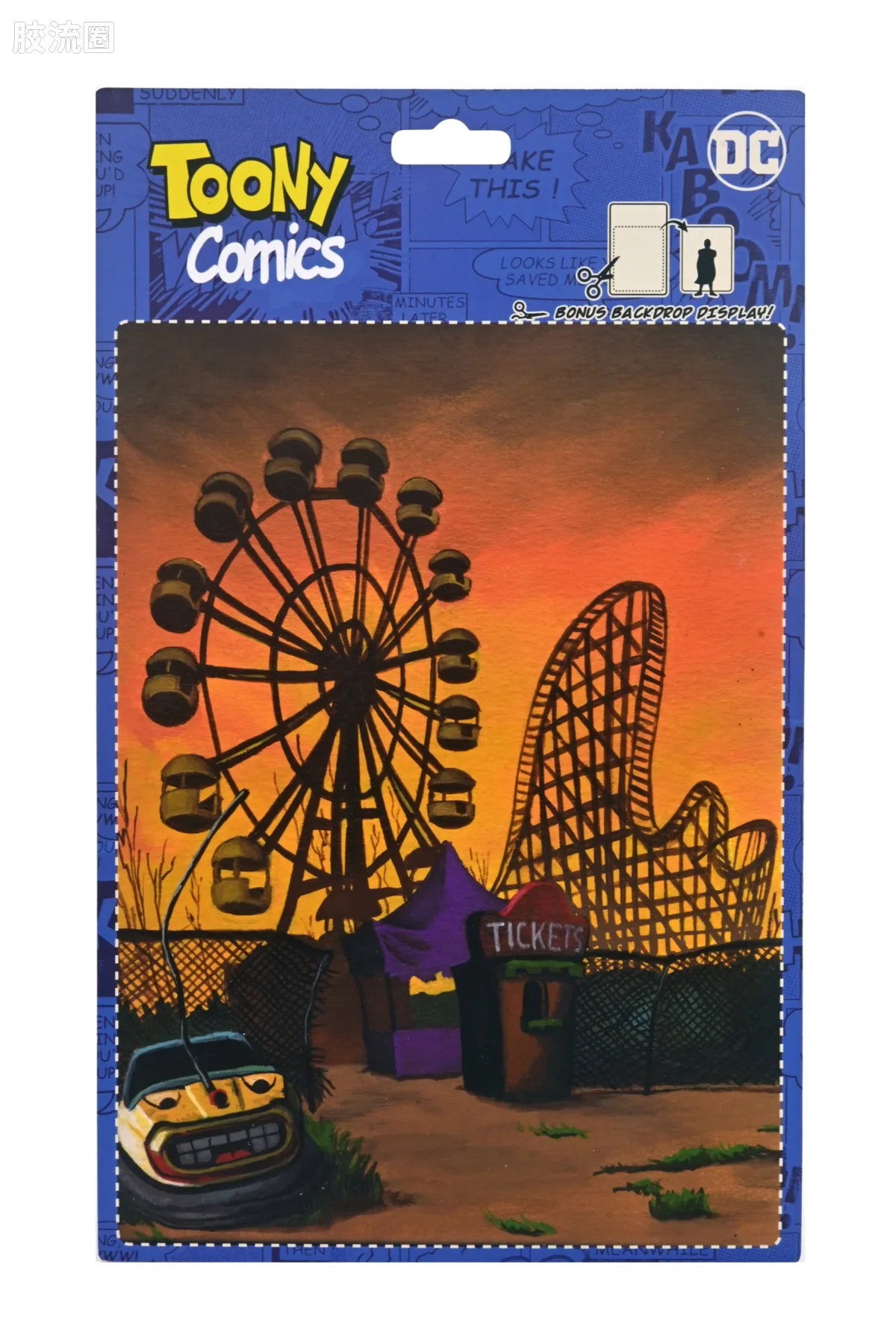 NECA 7寸可动人形系列 Toony Terrors/微小的恐怖系列 DC漫画（经典） 小丑 - 图片