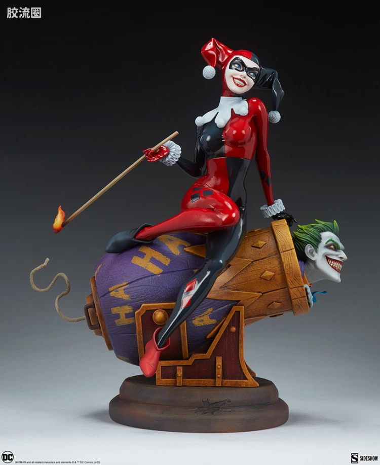 sideshow静态模型系列 Polystone Diorama DC Comics 哈莉·奎茵与小丑