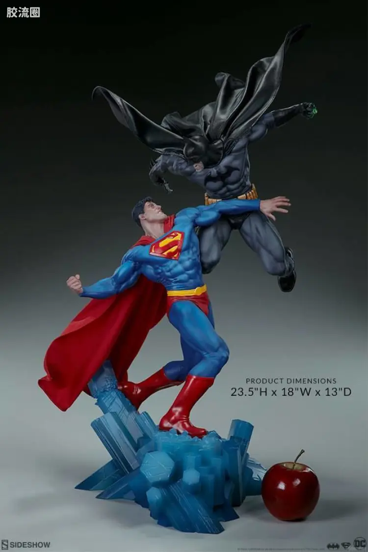 sideshow静态模型系列 Polystone Diorama DC Comics 蝙蝠侠大战超人
