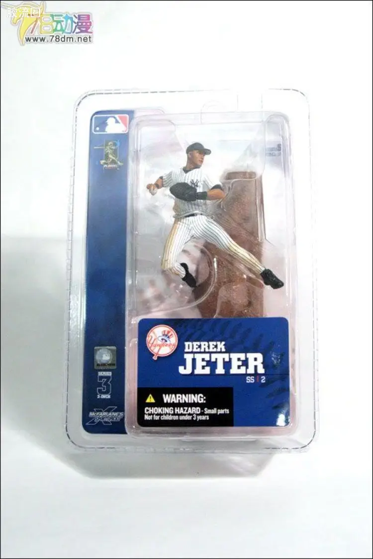 麦克法兰MLB棒球系列玩具 3寸系列第3代 DEREK JETER