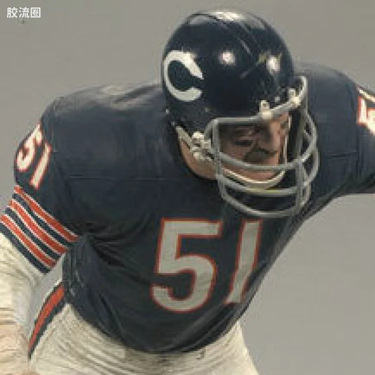 麦克法兰NFL美式足球系列玩具 传奇第6代 DICK BUTKUS