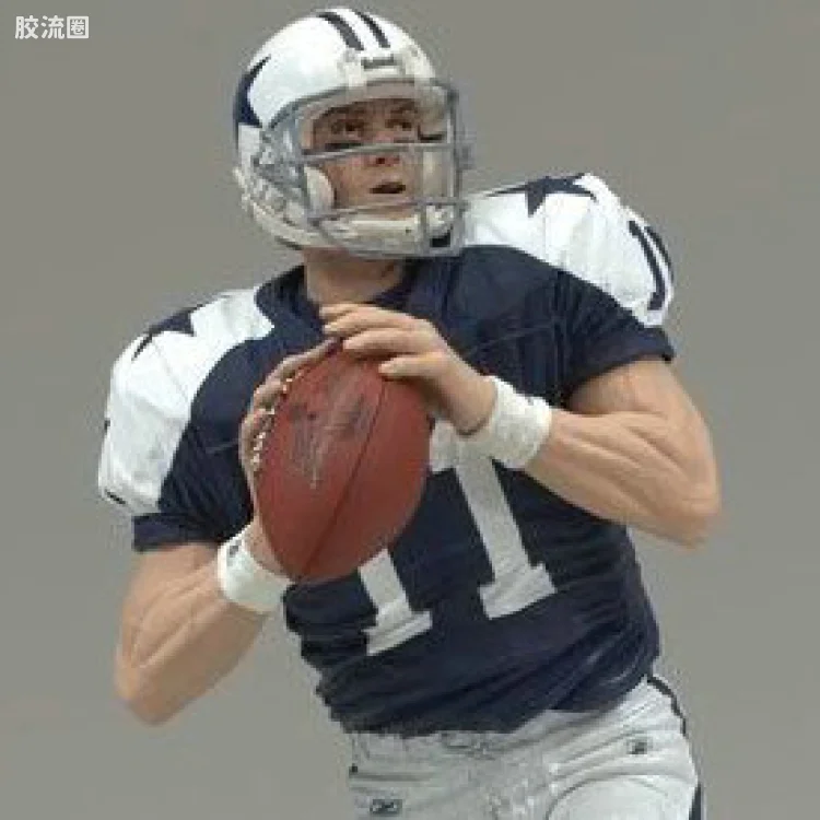 麦克法兰NFL美式足球系列玩具 第13代 DREW BLEDSOE