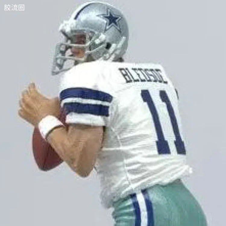 麦克法兰NFL美式足球系列玩具 3寸系列第4代 DREW BLEDSOE