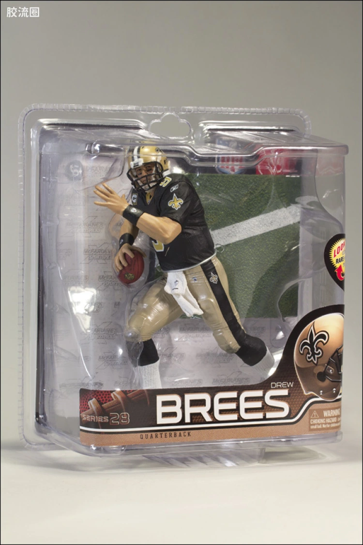 麦克法兰NFL美式足球系列玩具 第28代 DREW BREES 2