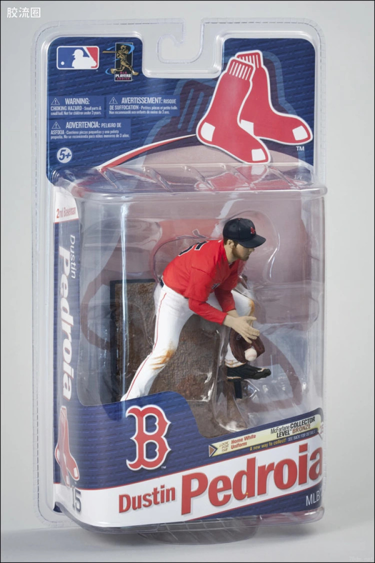 麦克法兰MLB棒球系列玩具 第27代 DUSTIN PEDROIA 2