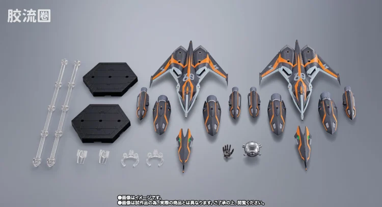 DX超合金系列 限定及特别版 VF-31AX 凯罗斯PLUS(疾风·因梅尔曼机)对应超级鬼魂套装 - 图片