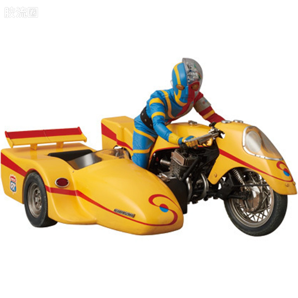 RAH12寸真人皮偶系列玩具 人造人间 DX キカイダー Ver.1.5 & サイドマシーン