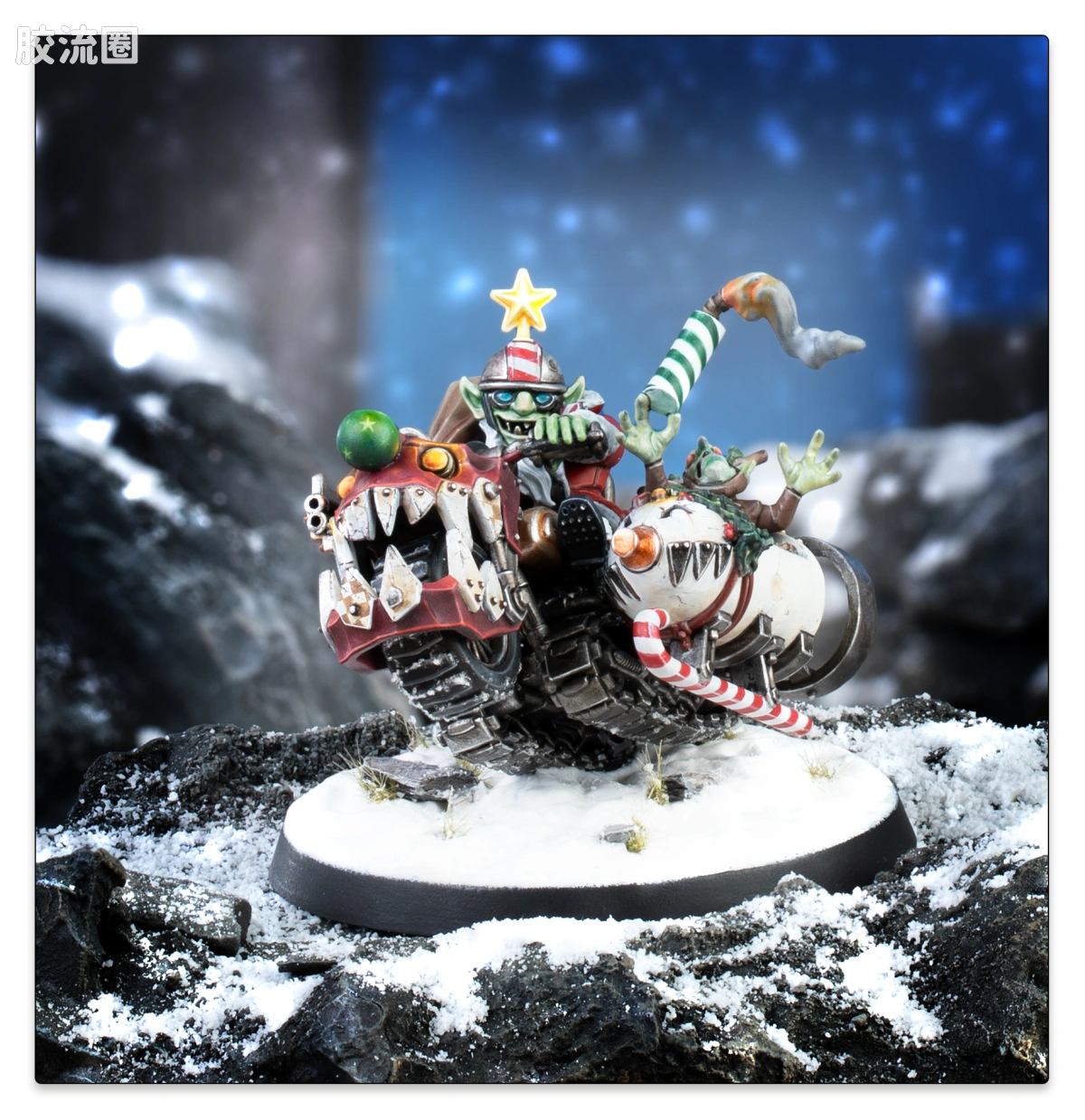 战锤40K Ork 欧克蛮人 11版 红地精的呲牙车 - 图片