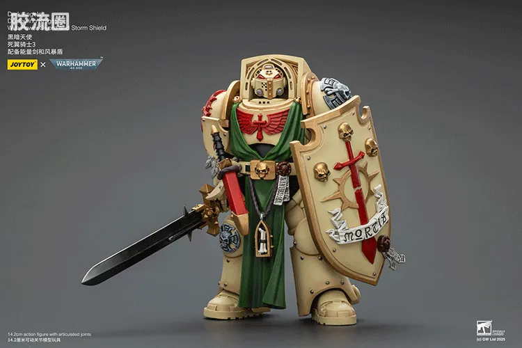 JOYTOY x 战锤40K 暗黑天使战团 暗黑天使 死翼骑士终结者 - 图片