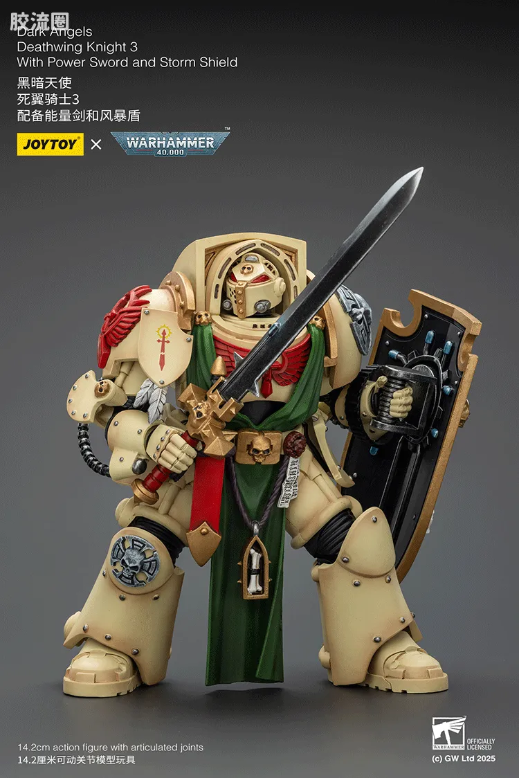 JOYTOY x 战锤40K 暗黑天使战团 暗黑天使 死翼骑士终结者 - 图片