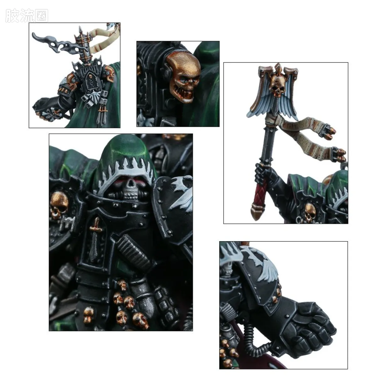 战锤40K Dark Angels 黑暗天使 7版 审讯者牧师 - 图片
