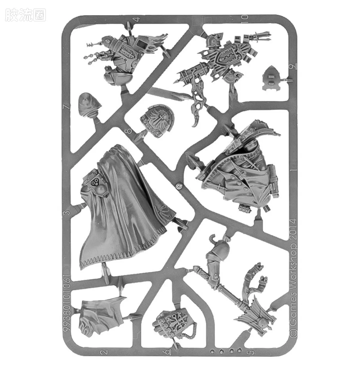 战锤40K Dark Angels 黑暗天使 7版 审讯者牧师 - 图片