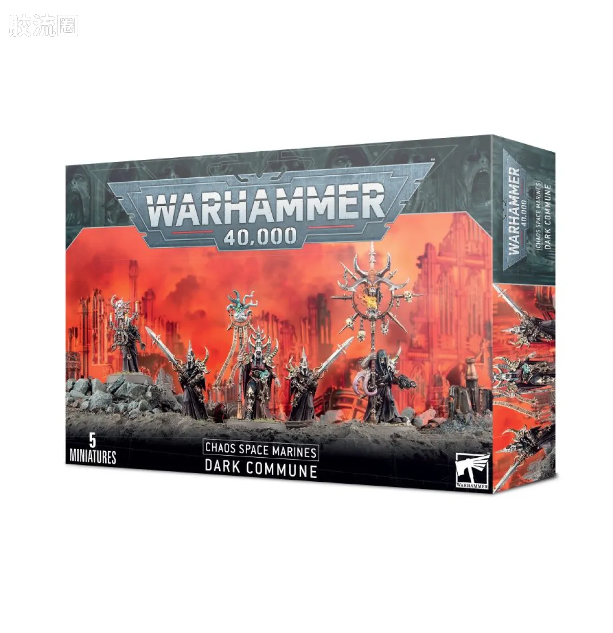 战锤40K Chaos Space Marines 混沌星际战士 9版 黑暗传教团 - 图片