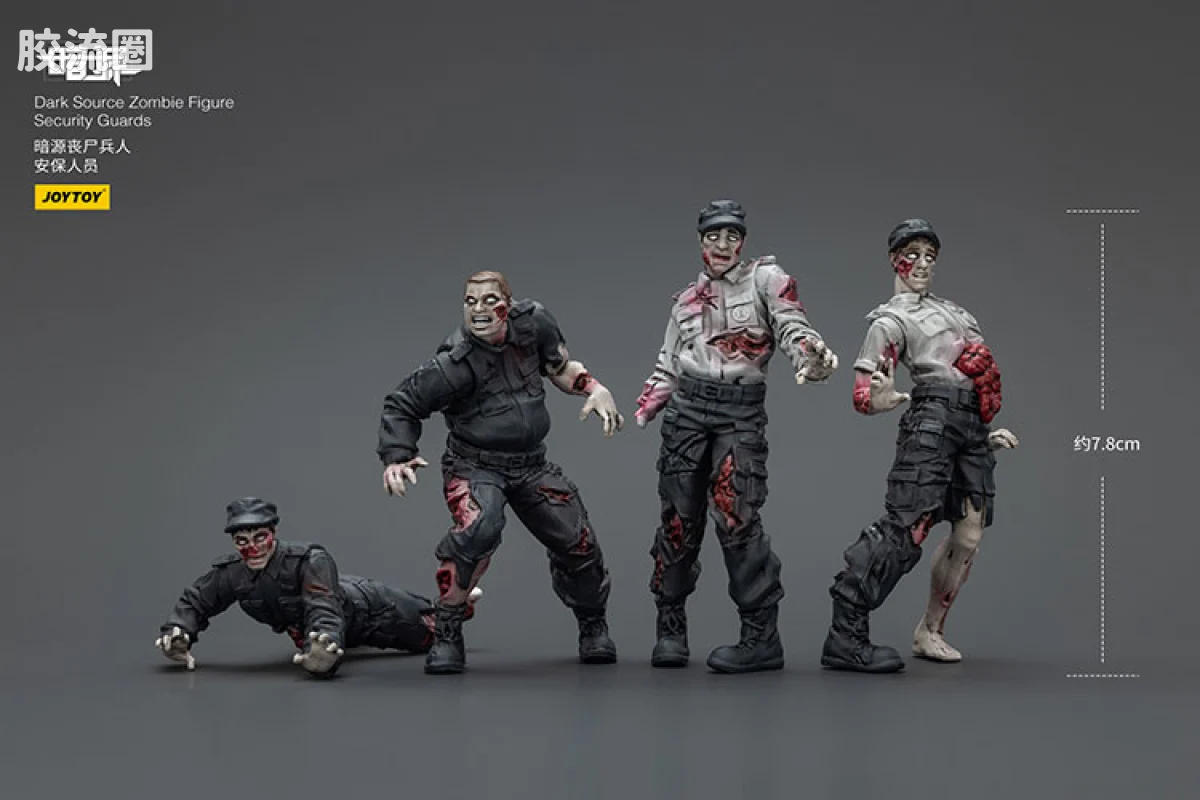 JOYTOY IP衍生品系列 1/25丧尸场景 安保人员 - 图片