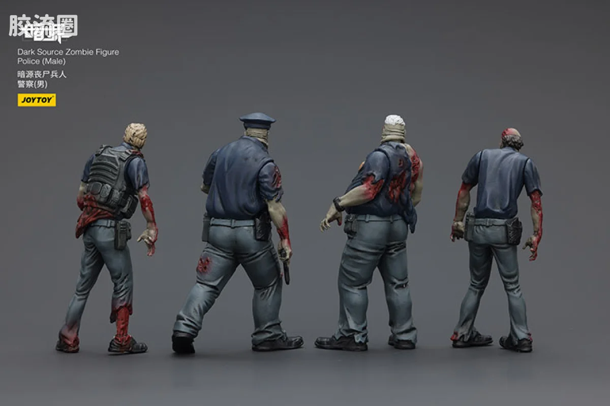 JOYTOY IP衍生品系列 1/25丧尸场景 警察（男） - 图片