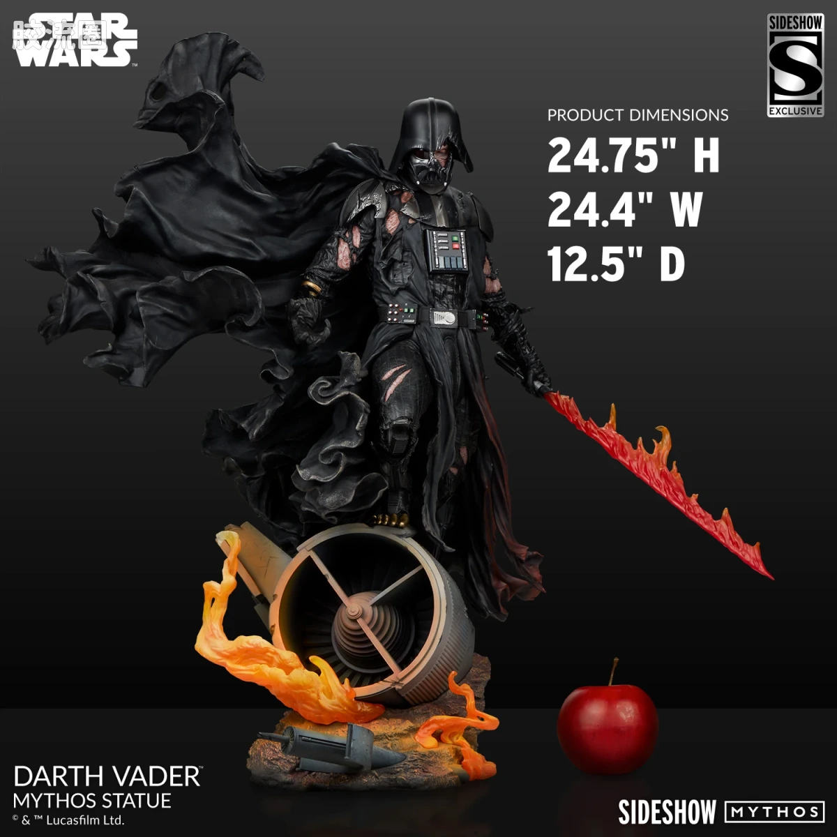 sideshow静态模型系列 Statue 达斯维达 豪华版 - 图片