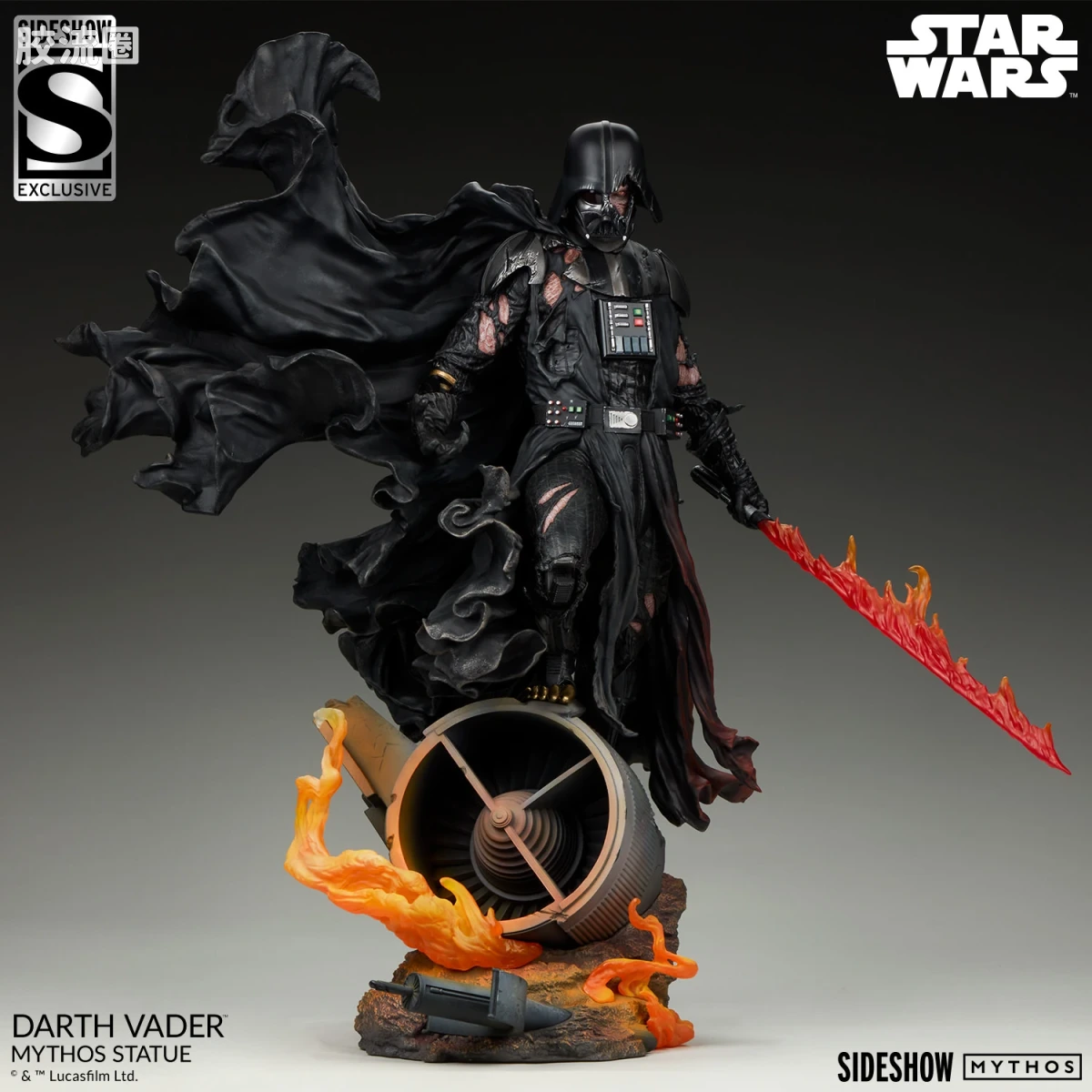 sideshow静态模型系列 Statue 达斯维达 豪华版 - 图片
