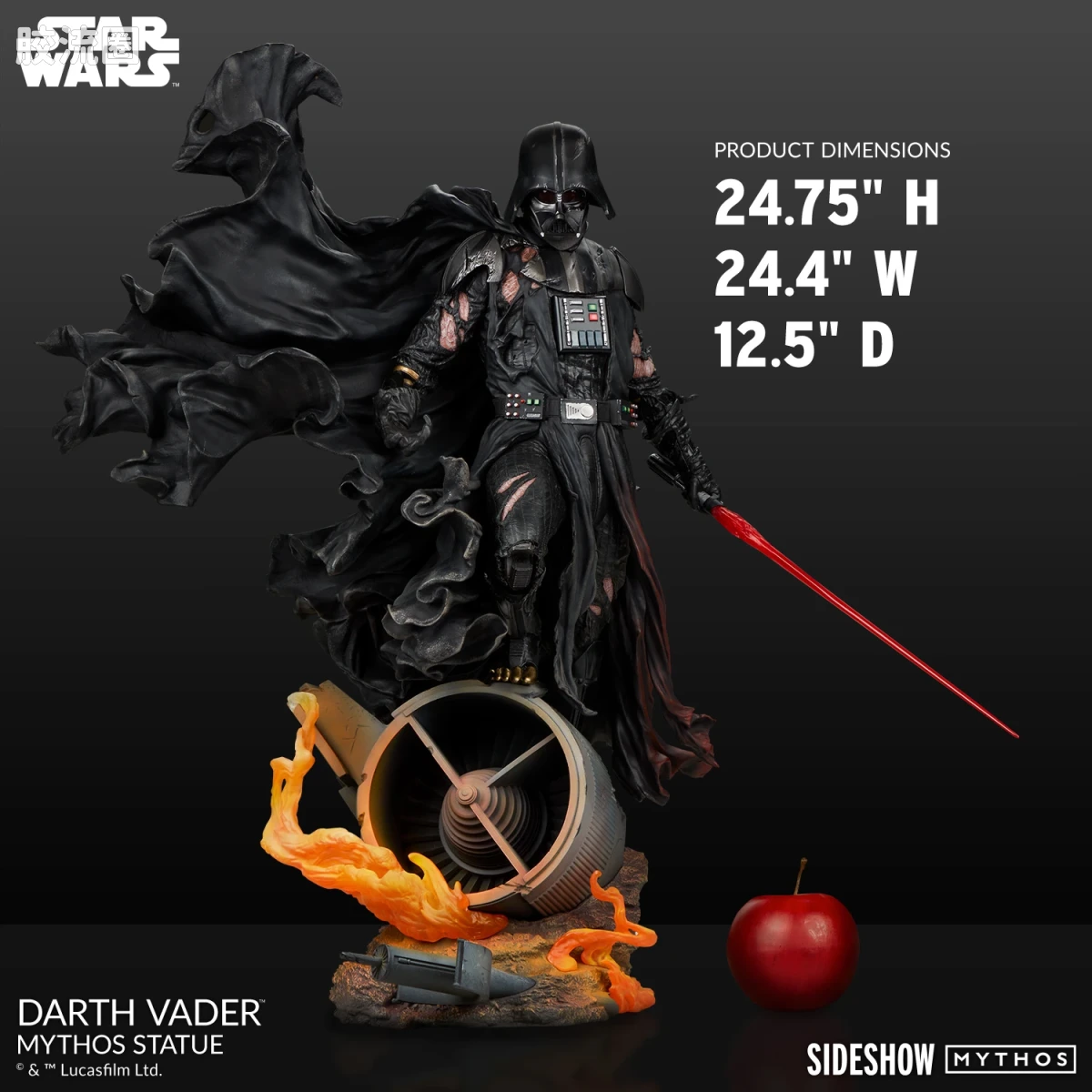 sideshow静态模型系列 Statue 达斯维达 - 图片