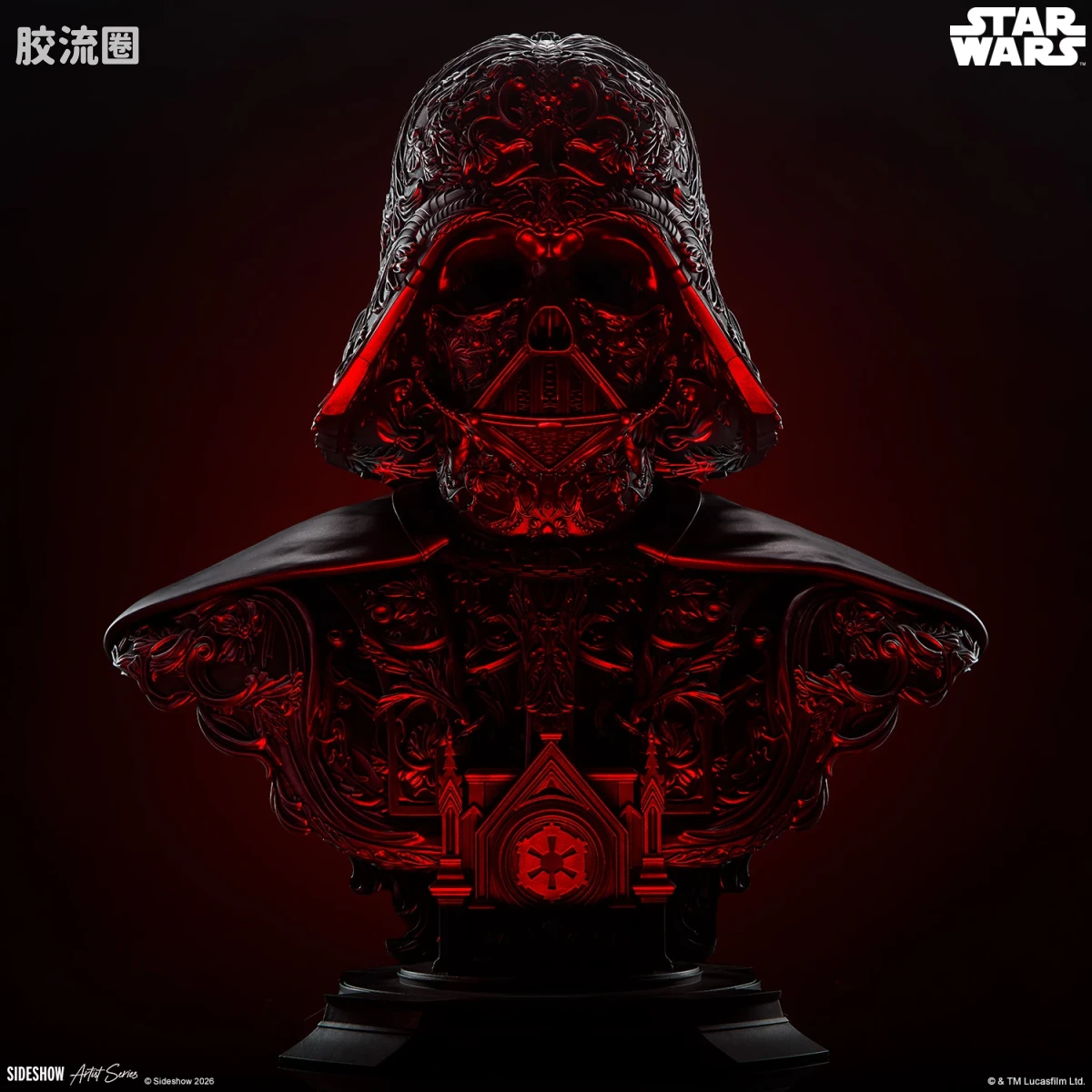 sideshow胸像系列 传奇比例胸像 达斯维达 - 图片