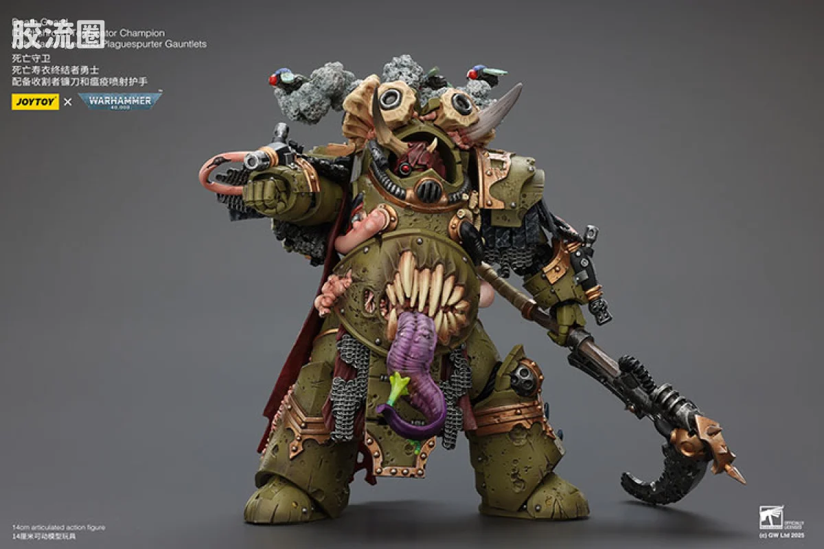 JOYTOY x 战锤40K 混沌势力 死亡守卫 死亡寿衣终结者三人组 - 图片