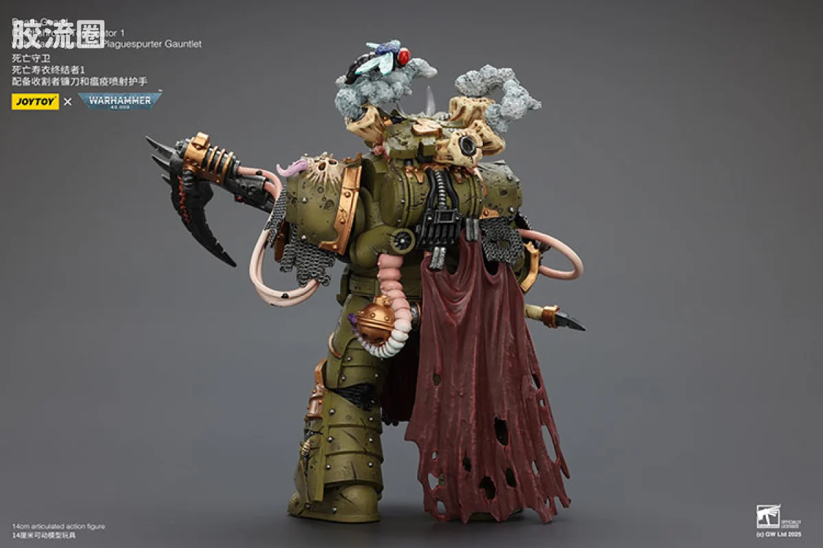 JOYTOY x 战锤40K 混沌势力 死亡守卫 死亡寿衣终结者三人组 - 图片