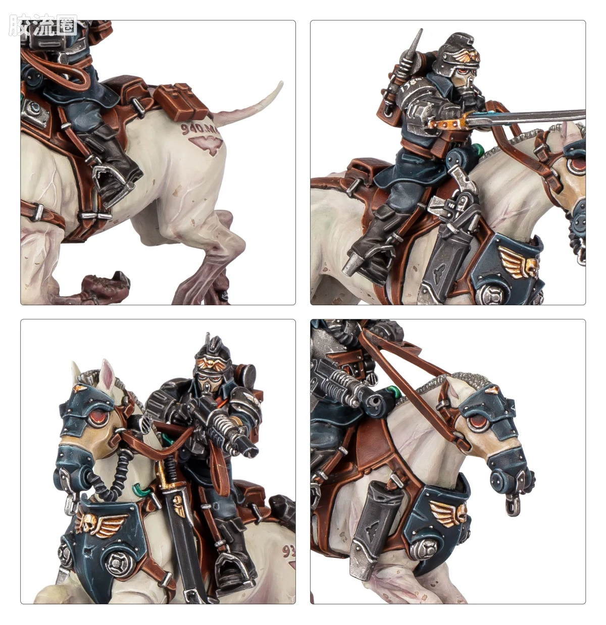 战锤40K Astra Militarum 星界军 10版 克里格 死亡骑兵 - 图片