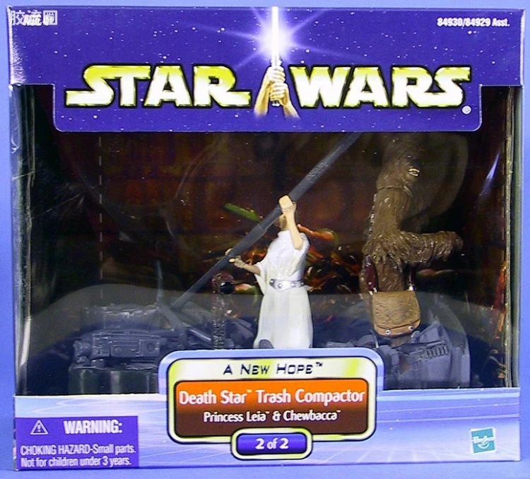星球大战 SAGA 场景套装系列 Death Star Trash Compactor (Princess Leia and Chewbacca)