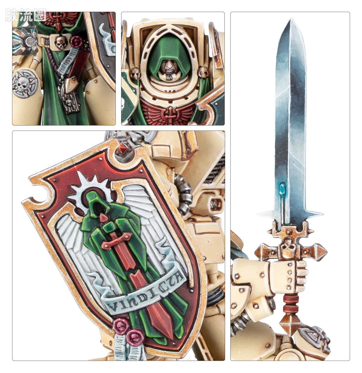 战锤40K Dark Angels 黑暗天使 10版 死翼骑士 - 图片