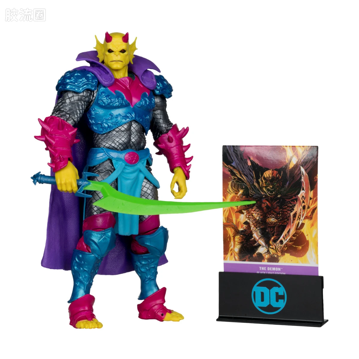 麦克法兰 DC多元宇宙/DC Direct 可动人偶系列 金标签收藏系列 恶魔（恶魔骑士团）黑光版 - 图片