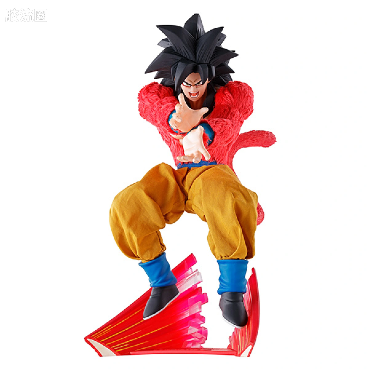 Mega House 手办系列 Dimension of DRAGONBALL Over Drive 超级赛亚人4 孙悟空 - 图片
