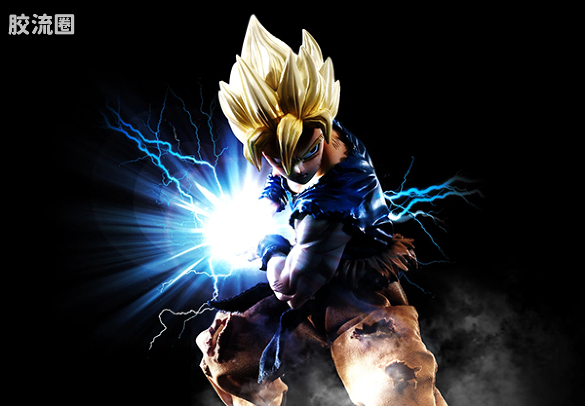 Mega House 手办系列 Dimension of DRAGONBALL Over Drive 超级撒亚人 孙悟空 - 图片