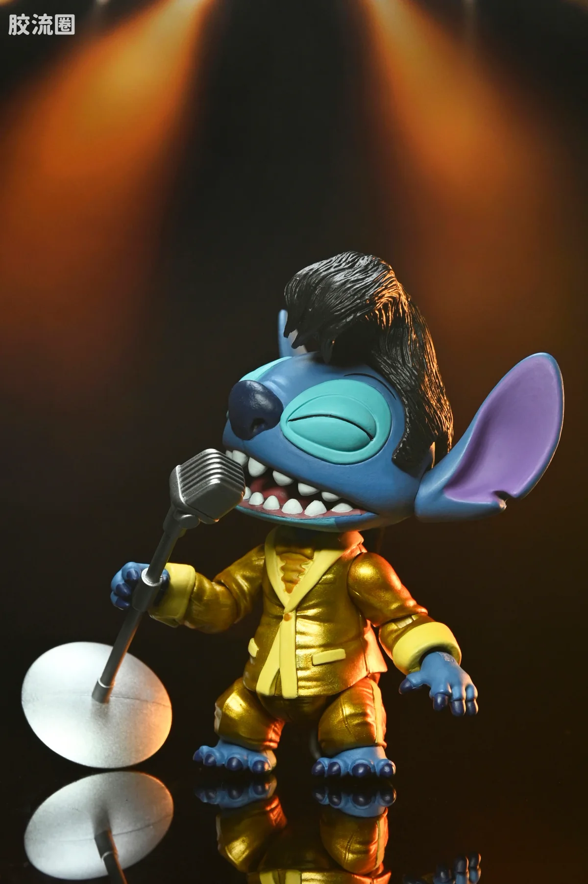 NECA 7寸可动人形系列 终极版/豪华版 史迪奇 金装猫王史迪奇 - 图片