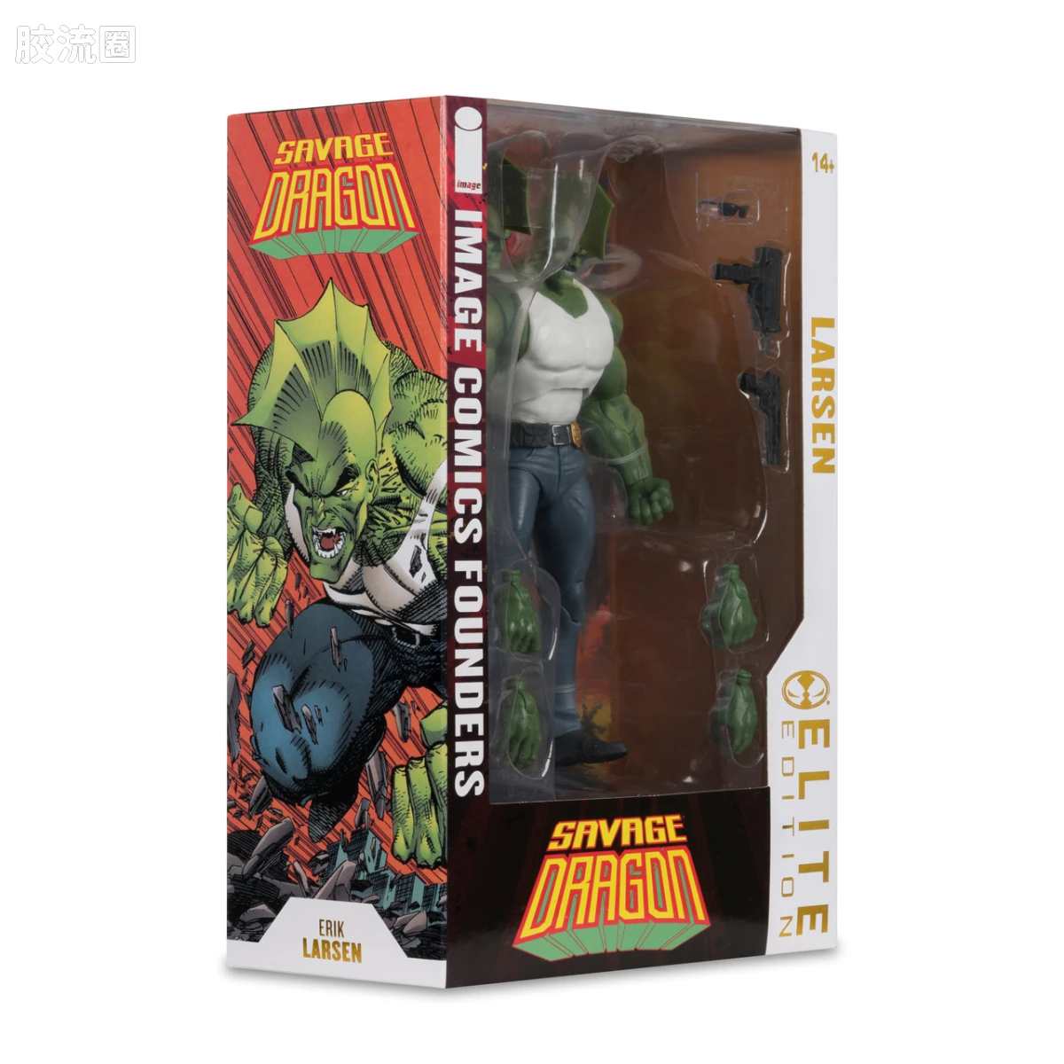 麦克法兰 DC多元宇宙/DC Direct 可动人偶系列 Image Comics 龙人：野蛮龙 - 图片