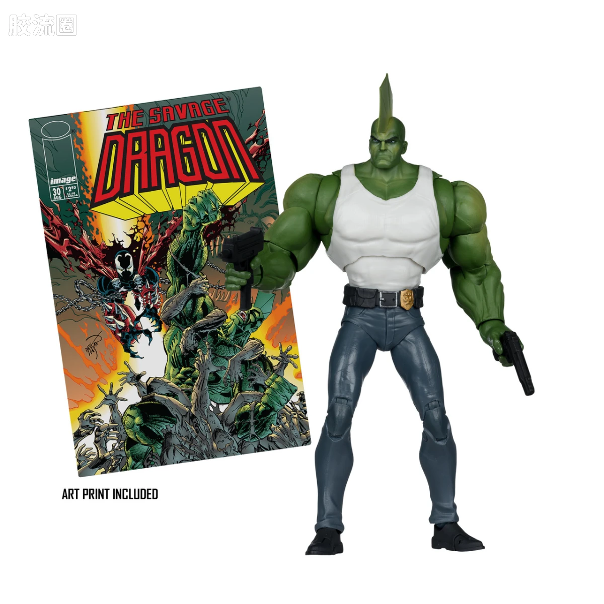 麦克法兰 DC多元宇宙/DC Direct 可动人偶系列 Image Comics 龙人：野蛮龙 - 图片