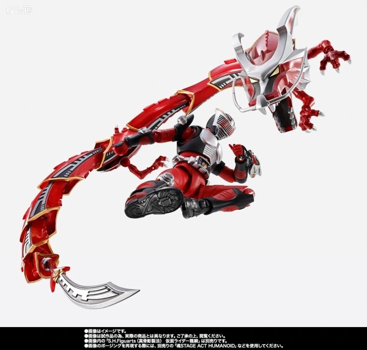 SHF 假面骑士限定版 深红之龙/无双龙&假面骑士龙骑扩展配件包 - 图片
