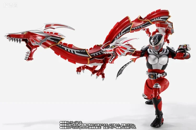 SHF 假面骑士限定版 深红之龙/无双龙&假面骑士龙骑扩展配件包 - 图片