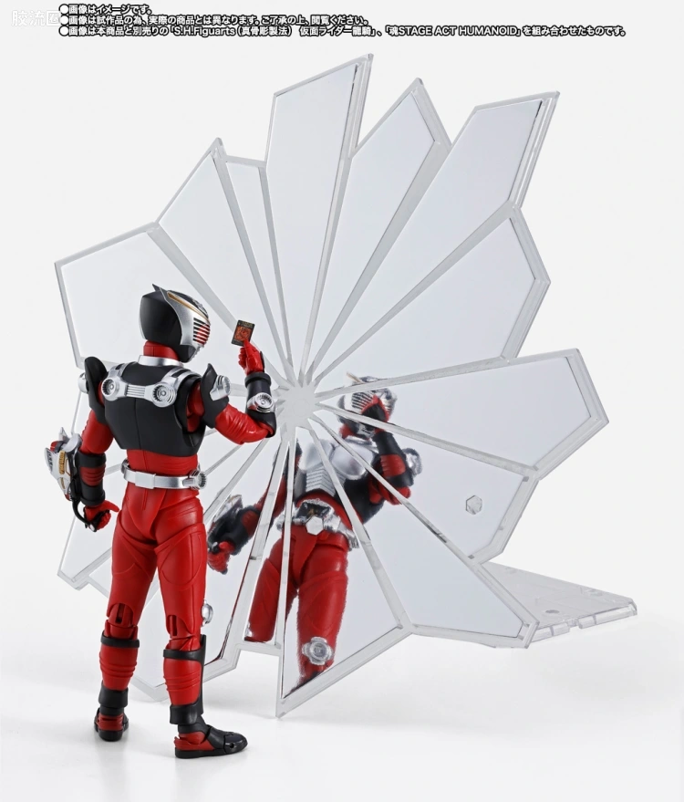 SHF 假面骑士限定版 深红之龙/无双龙&假面骑士龙骑扩展配件包 - 图片