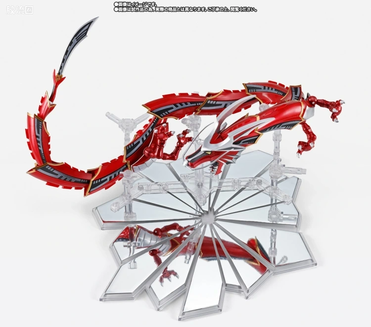 SHF 假面骑士限定版 深红之龙/无双龙&假面骑士龙骑扩展配件包 - 图片