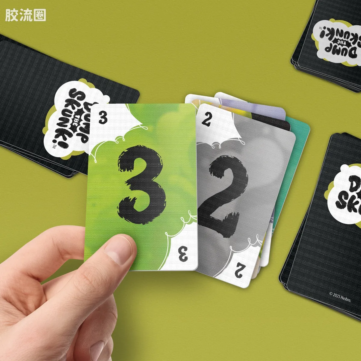 孩之宝综合系列 综合 臭鼬快走！家庭卡牌游戏 - 图片